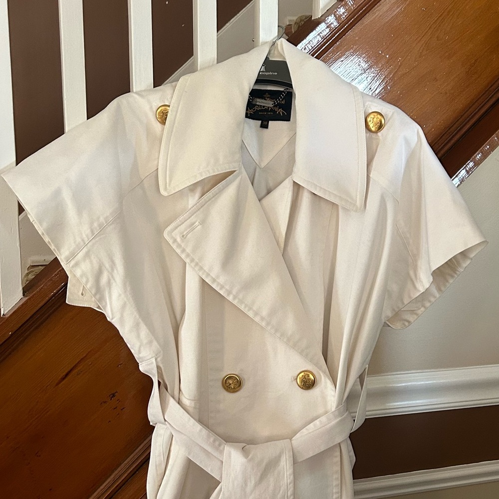 Vintage authentic Vivienne Westwood short sleeved white coat